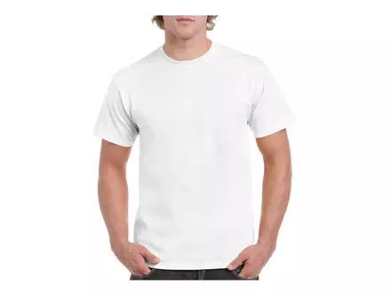 T-shirt blanc Gildan 5000
