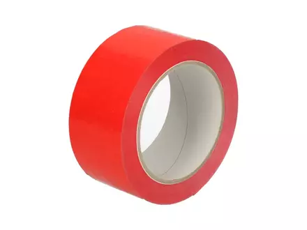 Ruban acrylique PP 50 mm x 66 mètres 28 µm rouge