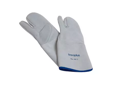 Three-finger oven mitts 360 mm leather