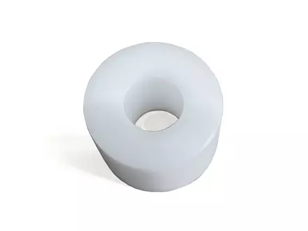 Afstandhouder POM Ø20/Ø10x15 mm wit