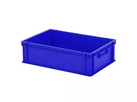 Stacking container Euronorm 600x400x175 mm 33 liters blue