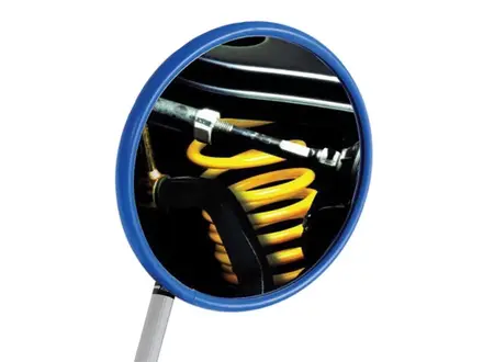 Inspectiespiegel acryl Ø150 mm telescoopsteel 1000-2000 mm