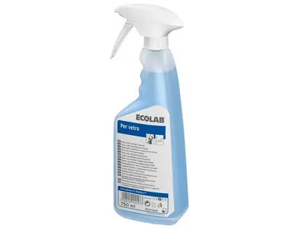 Ecolab Per Vetro powerful glass and interior cleaner 750 ml