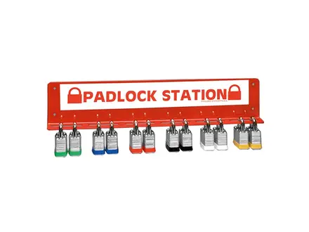 Station de cadenas grand format 406 x 76 x 31 mm rouge