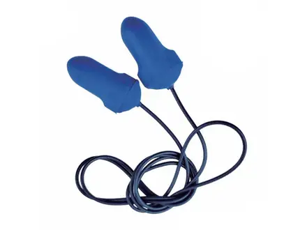 Bouchons d'oreille Proteqtio PTD30 en forme de T, détectables avec cordon, bleus
