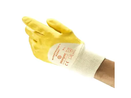 Ansell Nitrotough N230Y nitrile mechanical protection glove size 9