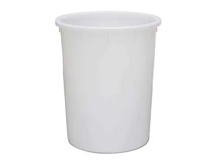 Cylindrische ton Ø670x805 mm 200 liter wit