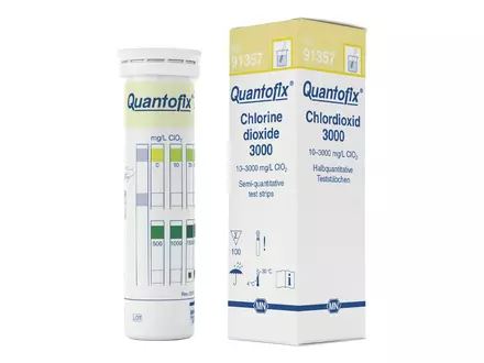 Quantofix Chlorine Dioxide teststrookjes 0-3000 mg/l