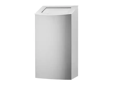 Poubelle Wings WIN WBP 56 SAL, couvercle à pression, acier inoxydable, 56 litres