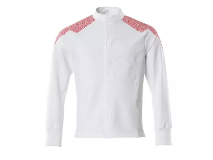 Mascot Food & Care 20054-511-06202 Veste alimentaire blanche/rouge signal taille XS