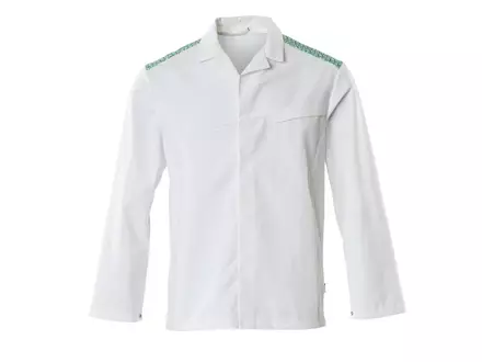Veste alimentaire Mascot Food & Care 20254-442-06333 blanche/vert vif taille 6XL