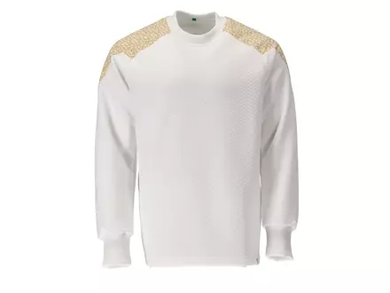 Mascot Food & Care 20084-932-0670 sweatshirt white/curry yellow size XS
