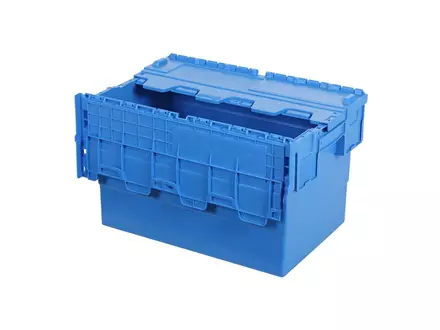 Distribution box 600x400x365 mm 60 liters blue
