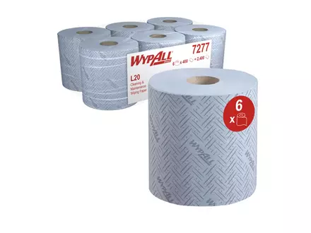 Kimberly-Clark Wypall L20 7277 polishing roll midi 2-ply 38x19.5 cm blue