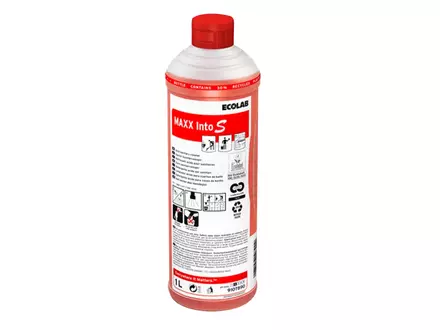 Ecolab Maxx Into S acidic sanitary cleaner highly concentrated 1 liter