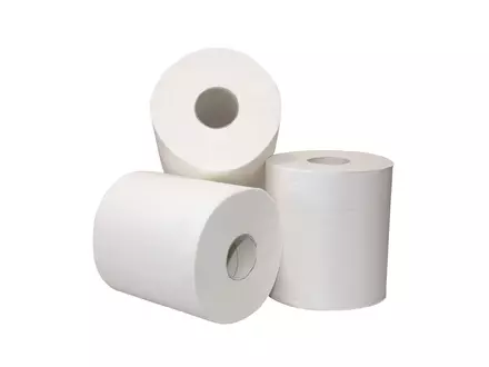 Rouleau de nettoyage Euro Products midi euro recyclé 1 pli 300 mètres blanc