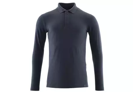 Polo à manches longues Mascot 24083-961 bleu marine, taille M