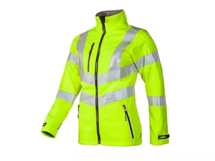 Sioen Jerica 547AA2TU2 softshell jas dames fluo geel maat XL