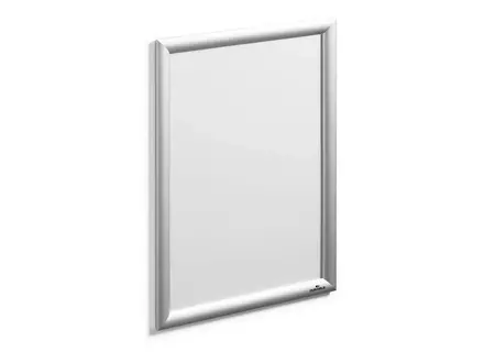 Durable aluminum click frame A3 silver-gray