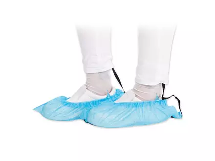 Surchaussures jetables en PP bleu ESD