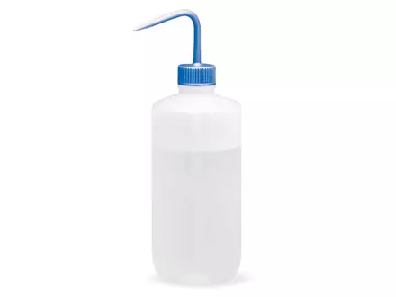 Spuitfles LDPE transparant met gekleurde stijgbuis PP 500 ml