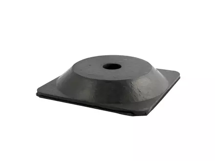 Socle en caoutchouc Brady pour borne de signalisation 27x27 cm