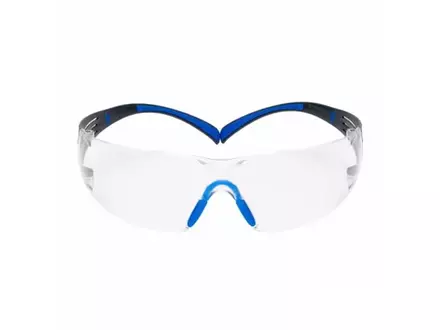 3M SecureFit 400 SF401SGAF-BLU safety glasses polycarbonate clear