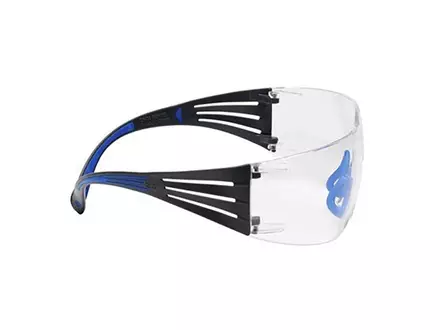 3M SecureFit 400 SF401SGAF-BLU safety glasses polycarbonate clear