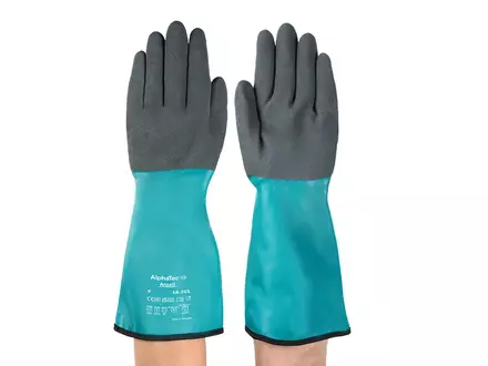 Ansell AlphaTec 58-201 glove nitrile chemical resistant