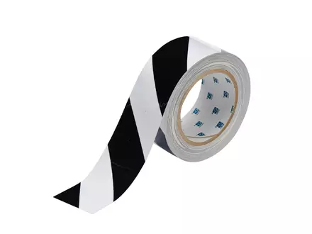 Bande de délimitation Brady ToughStripe Cold PE noir/blanc 50,80 mm