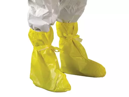 Surbottes Ansell AlphaTec 3000 Modèle 406 résistantes aux produits chimiques, jaunes, tailles 42 à 46