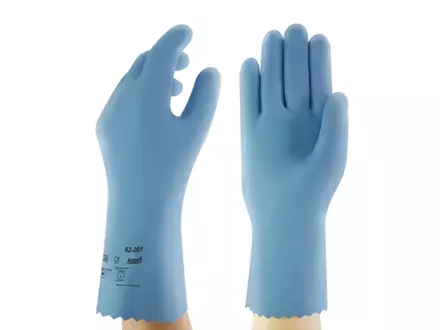 Ansell AlphaTec 62-201 glove rubber latex chemical resistant
