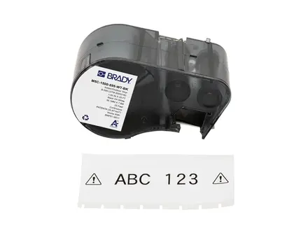 Étiquette Brady M5C-1500-595-WT-BK 38,10 mm