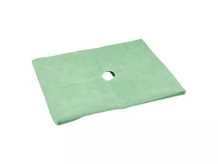 Microfiber mop with handle hole 50x70 cm green