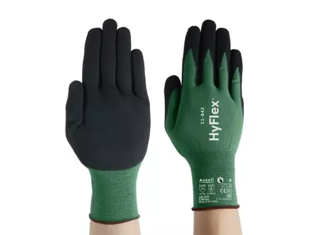 Gants Ansell HyFlex 11-842, revêtement en nitrile de qualité alimentaire