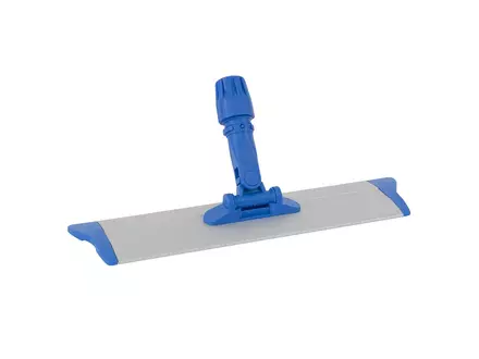 Aluminum flat mop holder with Velcro 40 cm