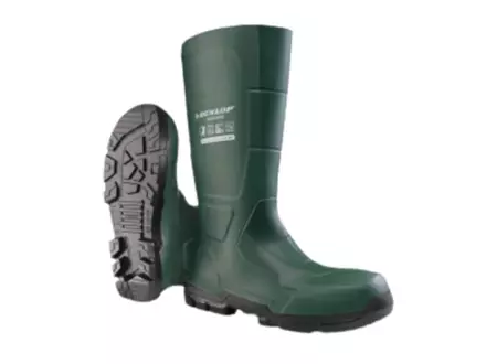 Bottes de sécurité Dunlop JobGuard Full Safety NA2KL01 S5 SRC vertes, pointure 49