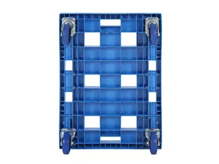Plastic base galvanized forks 800x600 mm red