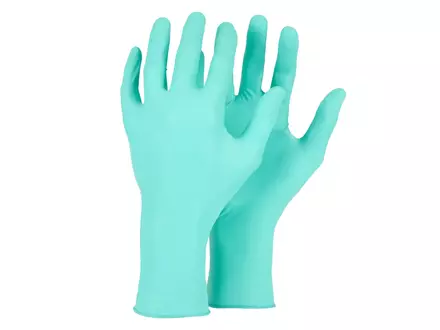 Gants jetables en néoprène Ejendals Tegera Chemforce 837, sans poudre et résistants aux produits chimiques