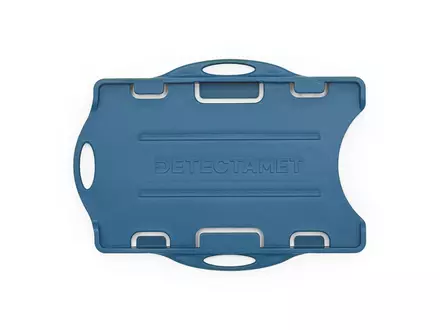 Porte-cartes Detectamet double face détectable bleu