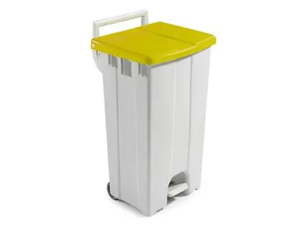 Pedaalemmer 2-wielen kunststof 510x470x930 mm 90 liter
