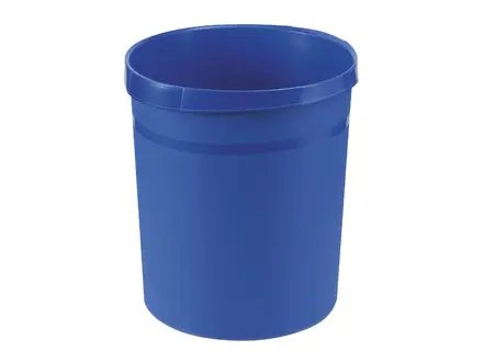 Round plastic waste bin Ø312x350 mm 18 l blue