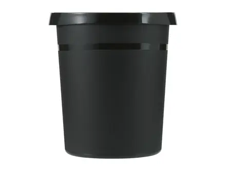 Round plastic waste bin Ø312x350 mm 18 l black