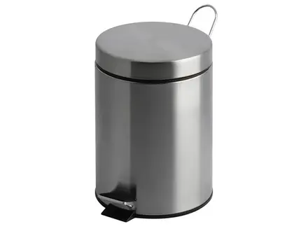 Poubelle à pédale en acier inoxydable Ø203x284 mm 5 l