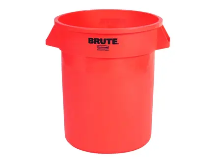 Container rond PE Brute Ø557x705 mm 121,1 l rood