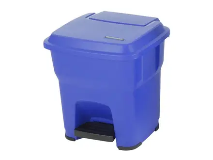 Poubelle à pédale hygiénique Vileda Hera 35 litres bleue