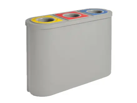 Poubelle HDPE EKO Triomf VB 716340 3x45 litres