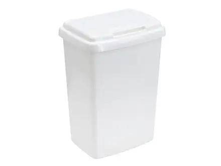 Afvalbak Top-Fix 305x395x560 mm 50 liter wit