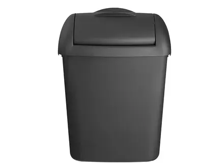 Poubelle hygiénique Euro Products Quartz Line en plastique mat de 8 litres