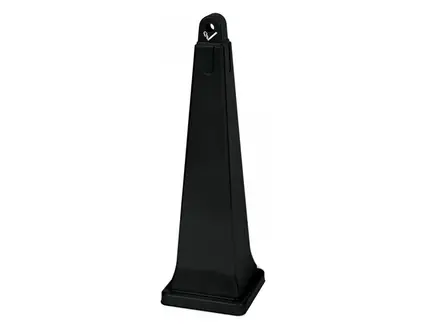 Cendrier Rubbermaid Groundskeeper noir